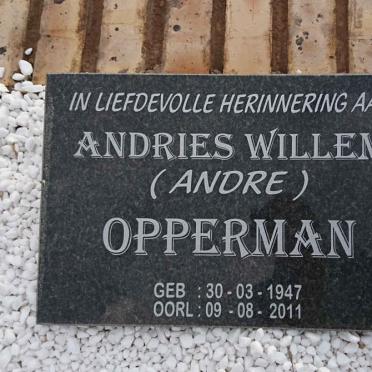 OPPERMAN Andries Willem 1947-2011