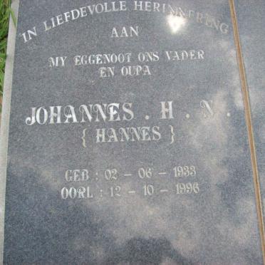PELSER Johannes H.N. 1933-1996