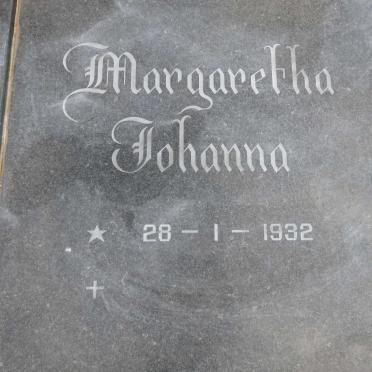 WESSELS Pieter Wouter de Wet 1933-1987 &amp; Margaretha Johanna 1932-