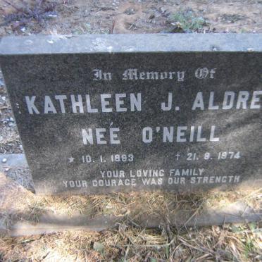 ALDRED Kathleen J. nee O'NEILL 1893-1974