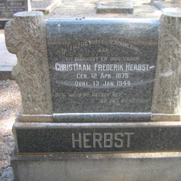 HERBST Christiaan Frederik 1875-1944