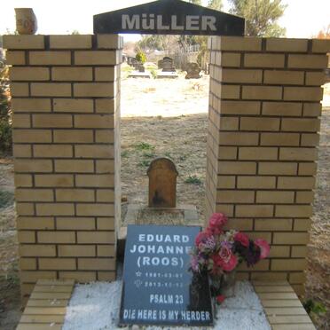 MULLER Eduard Johannes 1961-2013