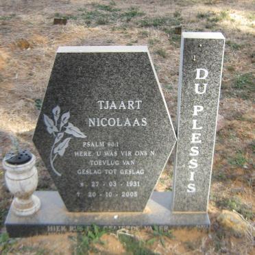 PLESSIS Tjaart Nicolaas, du 1931-2005