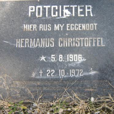 POTGIETER Hermanus Christoffel 1906-1972