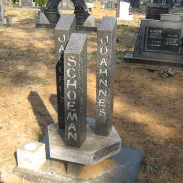 SCHOEMAN Jacobus Johannes 1957-1989