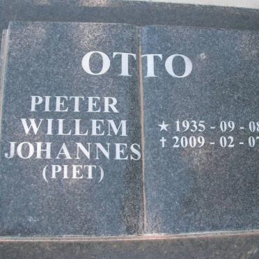 OTTO Pieter Willem Johannes 1935-2009