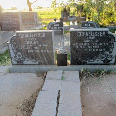 CORNELISSEN Cornelius P. 1899-1985 &amp; Rachel M. 1900-1973