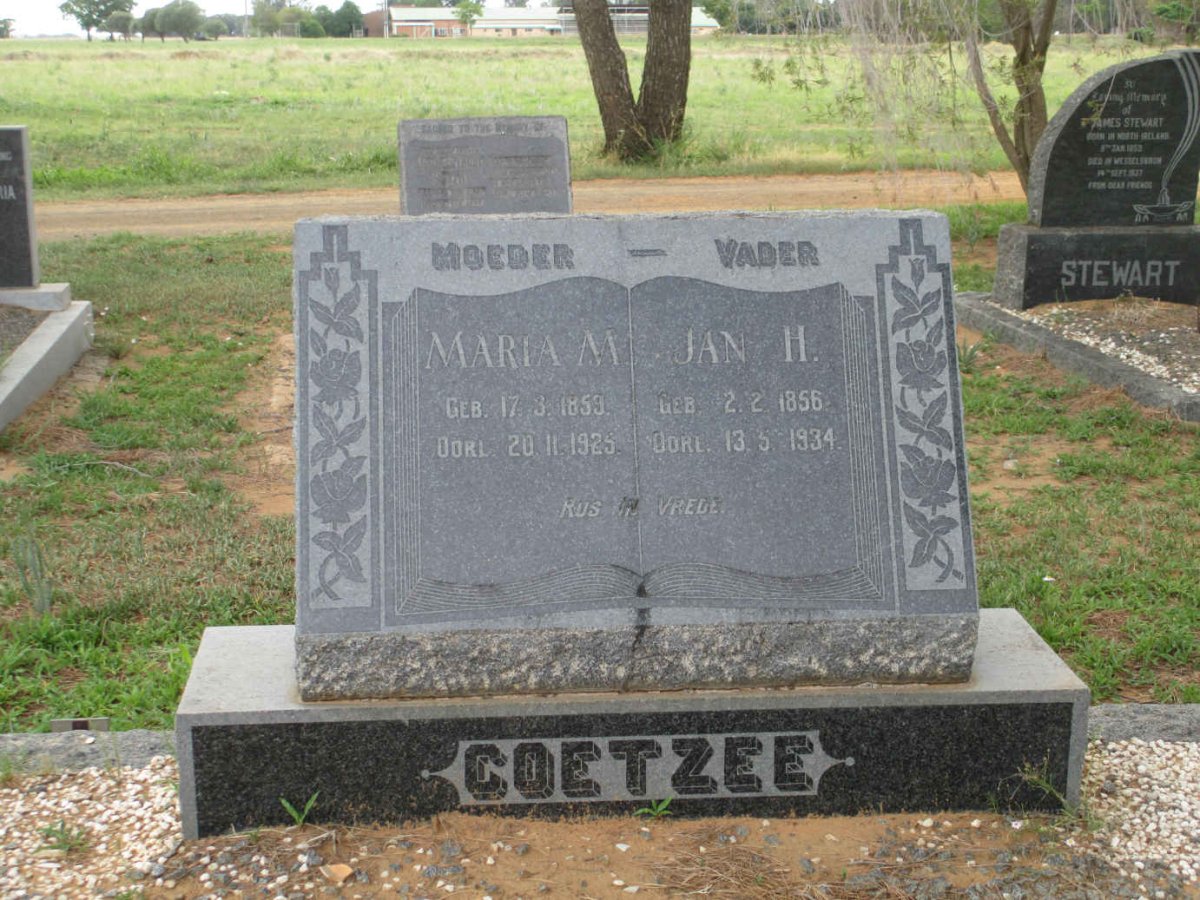 COETZEE Jan H. 1856-1934 & Maria M. 1859-1925