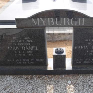 MYBURGH Izak Daniël 1907-1983 &amp; Maria Magdalena 1905-1984