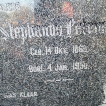 MALAN Stephanus Petrus 1868-1930