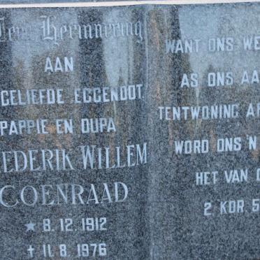 PRETORIUS Frederik Willem Coenraad 1912-1976