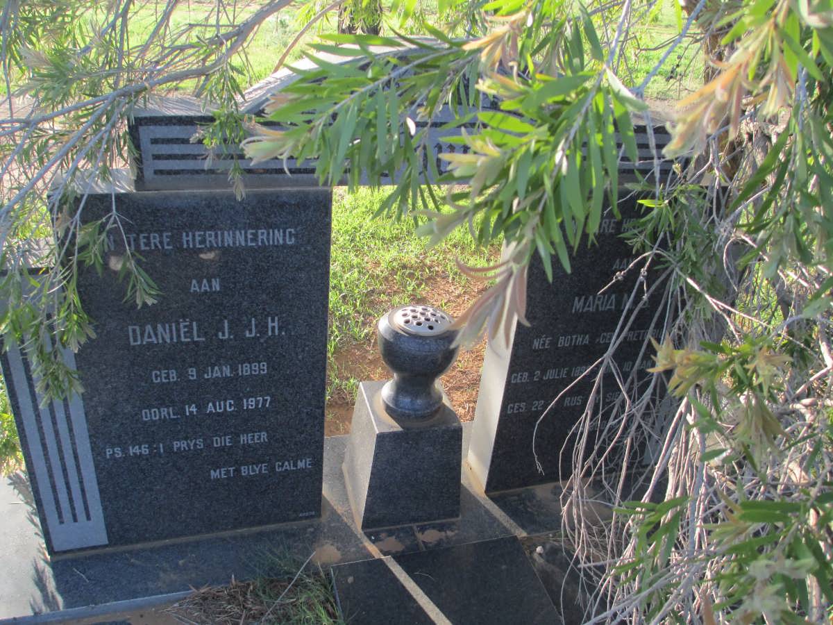 ?OU? Daniël J.J.H. 1899-1977 & Maria M.S. nee BOTHA geb PRETORIUS 1896-1970