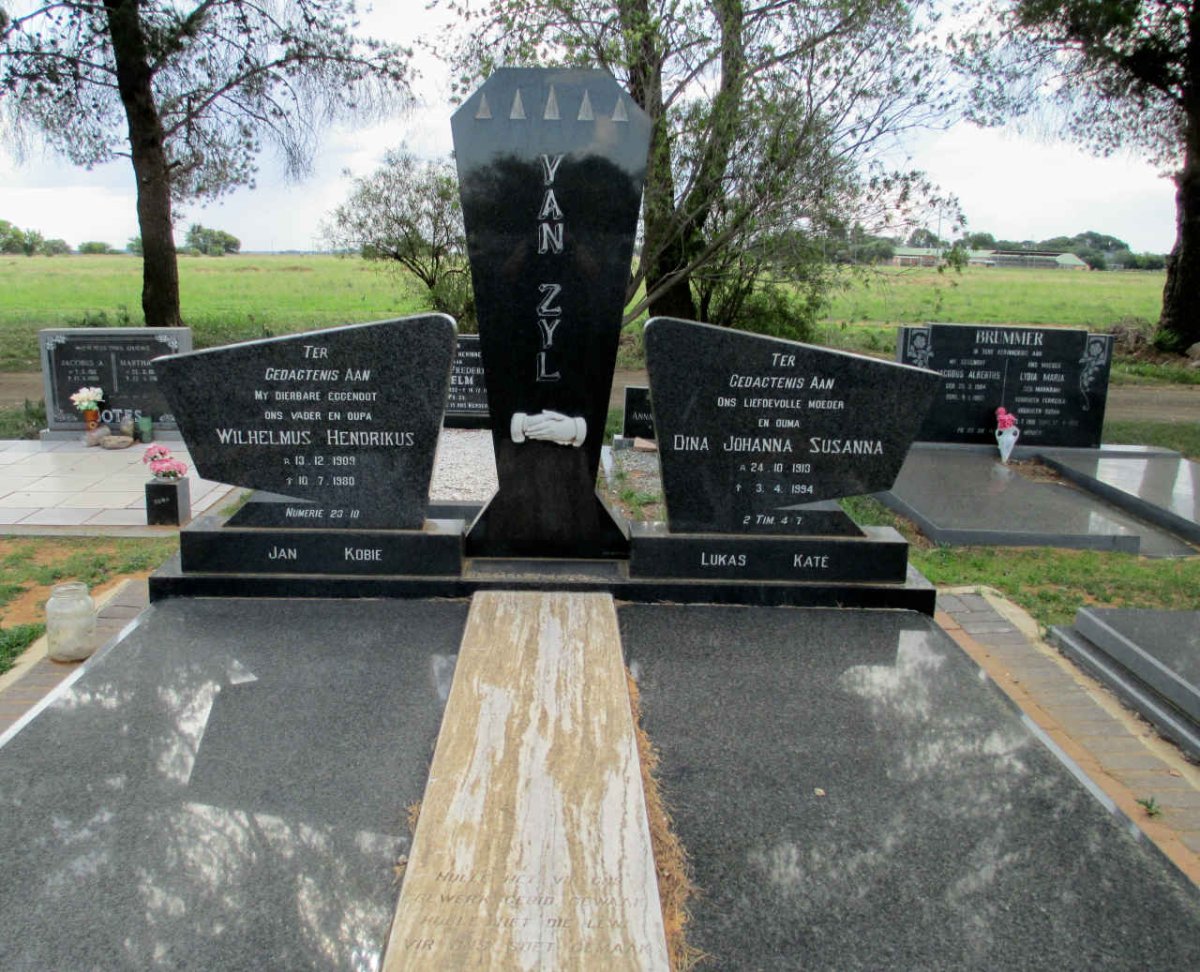 ZYL Wilhelmus Hendrikus, van 1909-1980 & Dina Johanna Susanna 1913-1994