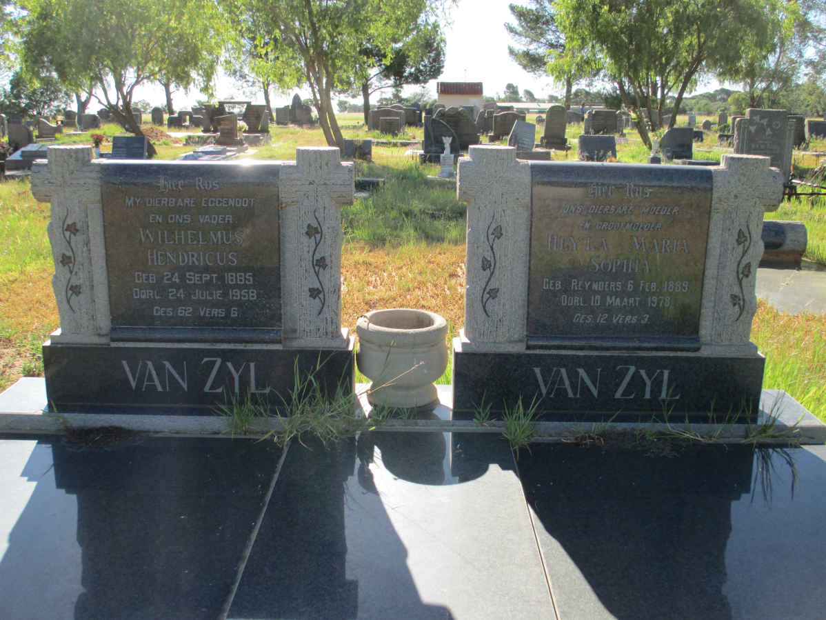 ZYL Wilhelmus Hendricus, van 1885-1958 & Heyla Maria Sophia REYNDERS 1889-1978