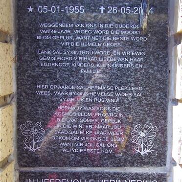 KRUGER Herma Kruger 1955-2004 :: BARNARD Cornelius Hendrik 1952-1998