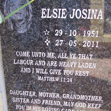 STEYN Elsie Josina 1951-2011