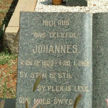 ? Johannes 1920-1968