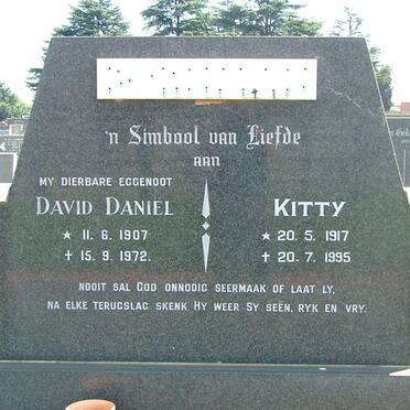? David Daniël 1907-1972 &amp; Kitty 1917-1995