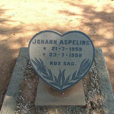 ASPELING Johann 1958-1958