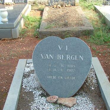 BERGEN V.I., van 1905-1987