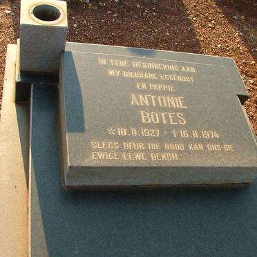 BOTES Antonie 1927-1974