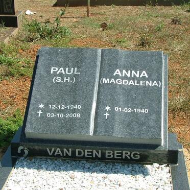 BERG S.H., van den 1940-2008 &amp; Magdalena 1940-
