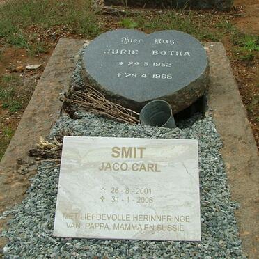 BOTHA Jurie 1952-1965 :: SMIT Jaco Carl 2001-2006