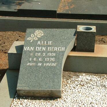 BERGH Allie, van den 1931-1976