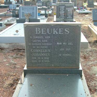 BEUKES Cornelius Johannes 1932-1974