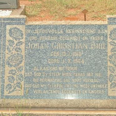 BIHL Johan Christiaan 1913-1964