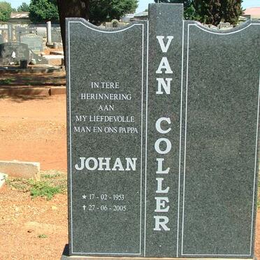 COLLER Johan, van 1953-2005
