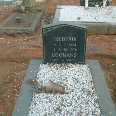 COOMANS Frederik 1934-1978