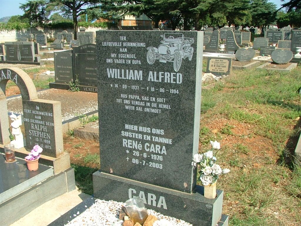 CARA William Alfred 1937-1994 :: CARA Rene 1976-2003