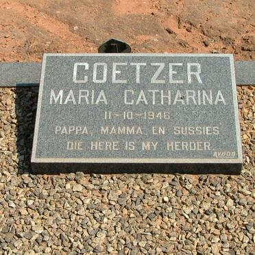 COETZER Maria Catharina -1946