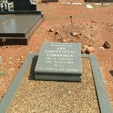 COMBRINCK Jan Christoffel 1903-1988