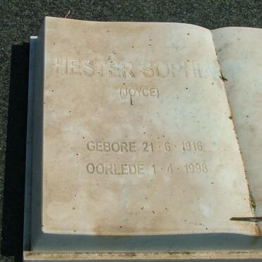 COLLYER Hester Sophia 1916-1988 