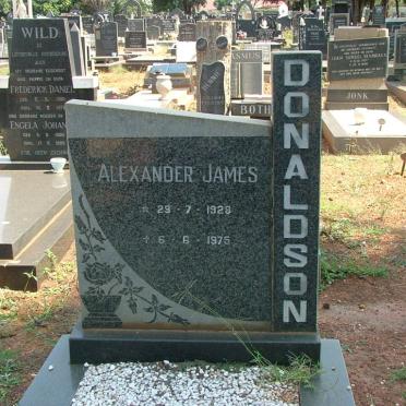 DONALDSON Alexander JAmes 1928-1975