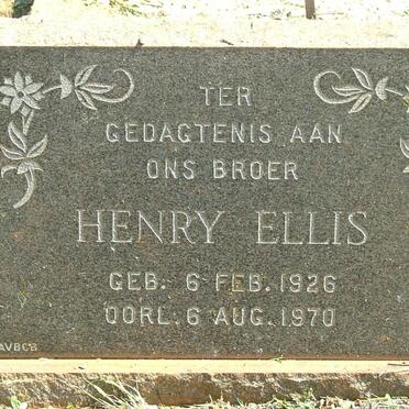ELLIS Henry 1926-1970