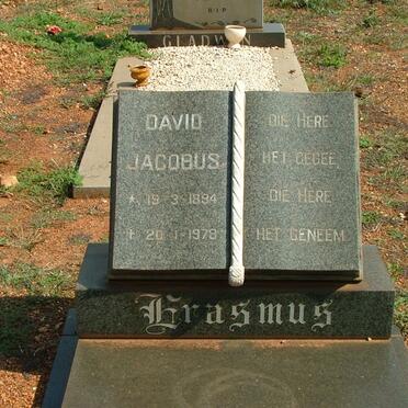 ERASMUS David Jacobus 1894-1978