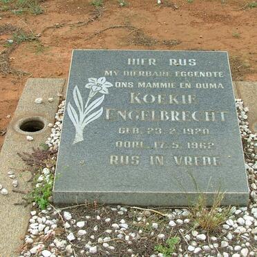ENGELBRECHT Koekie 1920-1962