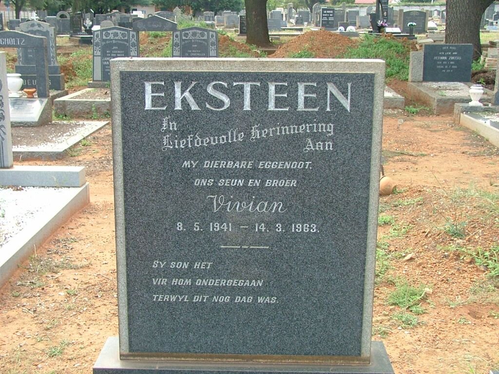 EKSTEEN Vivian 1941-1963