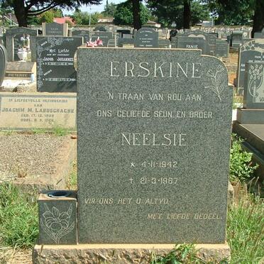 ERSKINE Neelsie 1942-1967