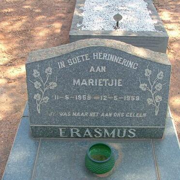 ERASMUS Marietjie 1959-1959
