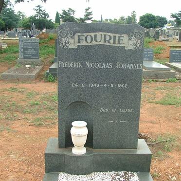 FOURIE Frederik Nicolaas Johannes 1940-1962