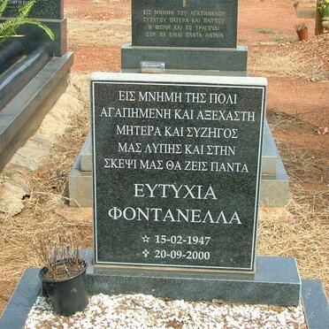 FONTANELLA Evtychia 1947-2000