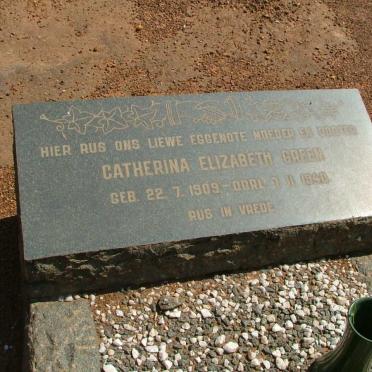 GREEN Catherina Elizabeth 1909-1940