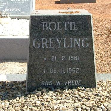 GREYLING Boetie 1961-1962