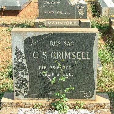 GRIMSELL C.S. 1936-1966
