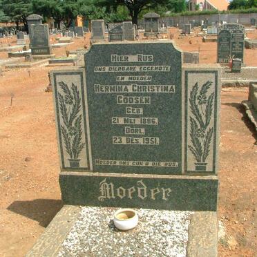 GOOSEN Hermina Christina 1886-1951