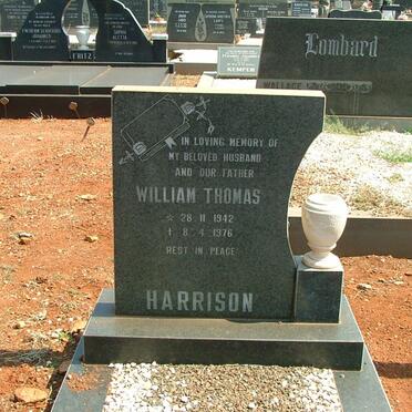 HARRISON William Thomas 1942-1976